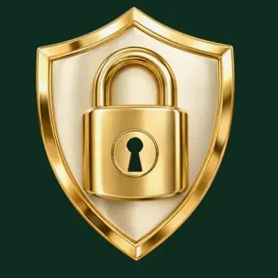 Shield with padlock — Voltrush