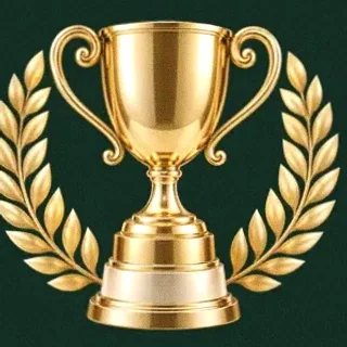 Gold trophy cup — Voltrush