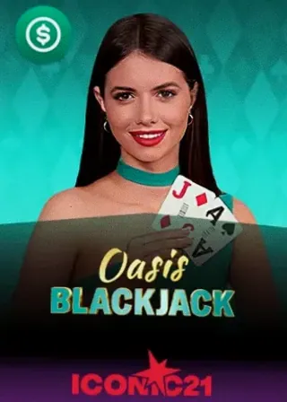 Oasis Blackjack live game cover