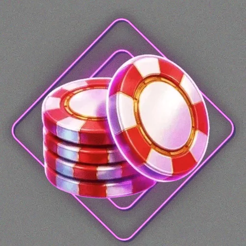Poker table with cards