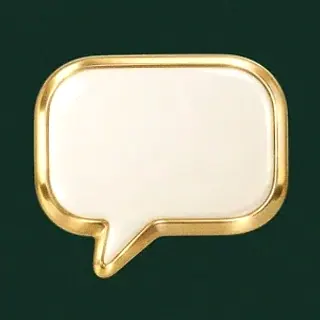 Gold speech bubble — Voltrush