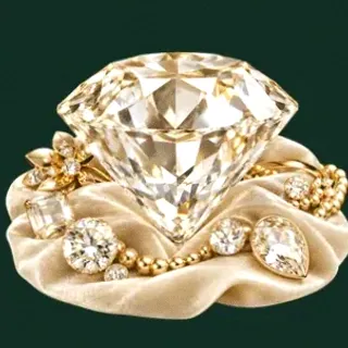 Faceted diamond gemstone — Voltrush