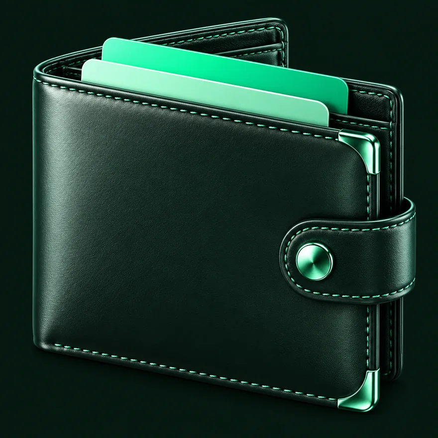 Leather wallet — Voltrush